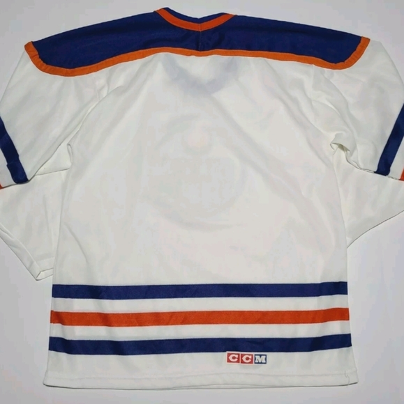Vintage CCM Edmonton Oilers Jersey Maska NHL - Picture 2 of 5